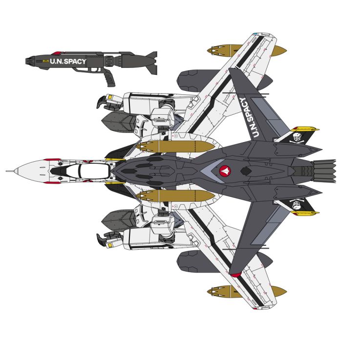 1/72 VF-0S GERWALK W/GHOST MACROSS ZERO 65889 (2/25) * 65889