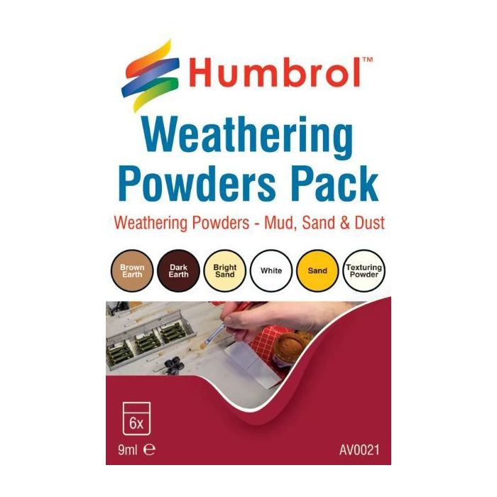 WEATHERING POWDER MIXED PACK - 6 X 9 ML AV0021