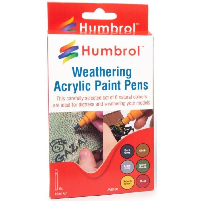 HUMBROL WEATHERING PENS AV0100