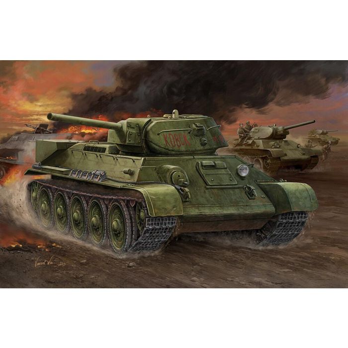 1/48 RUSSIAN T-34/76 TANK MODEL 1942 FACTORY NO.112 84806