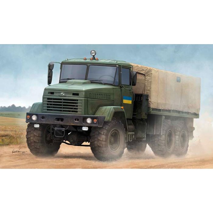 1/35 UKRAINE KRAZ-6322 SOLDIER CARGO TRUCK 85512