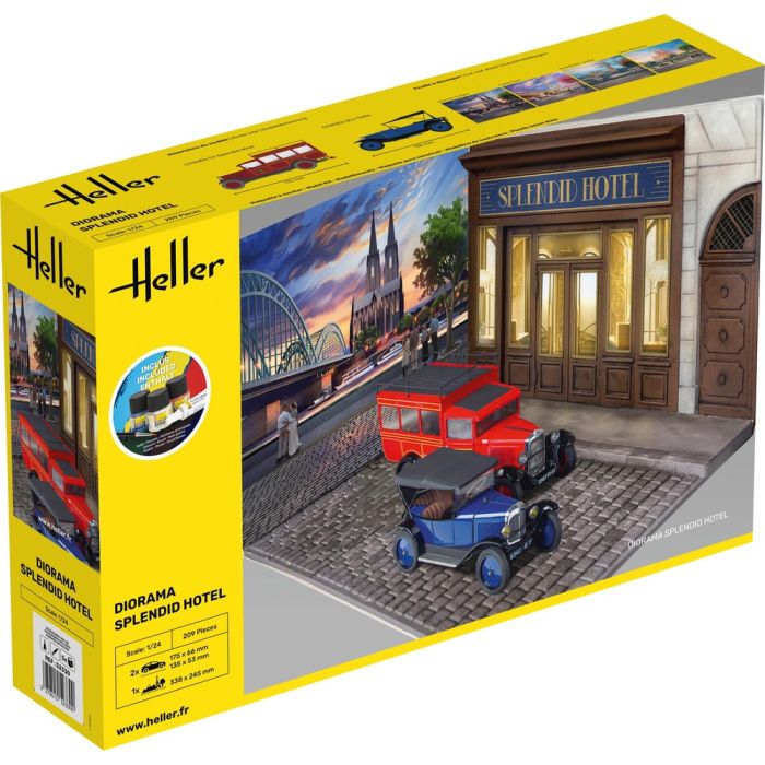 1/24 STARTER KIT DIORAMA SPLENDID HOTEL (04/25) * 52330