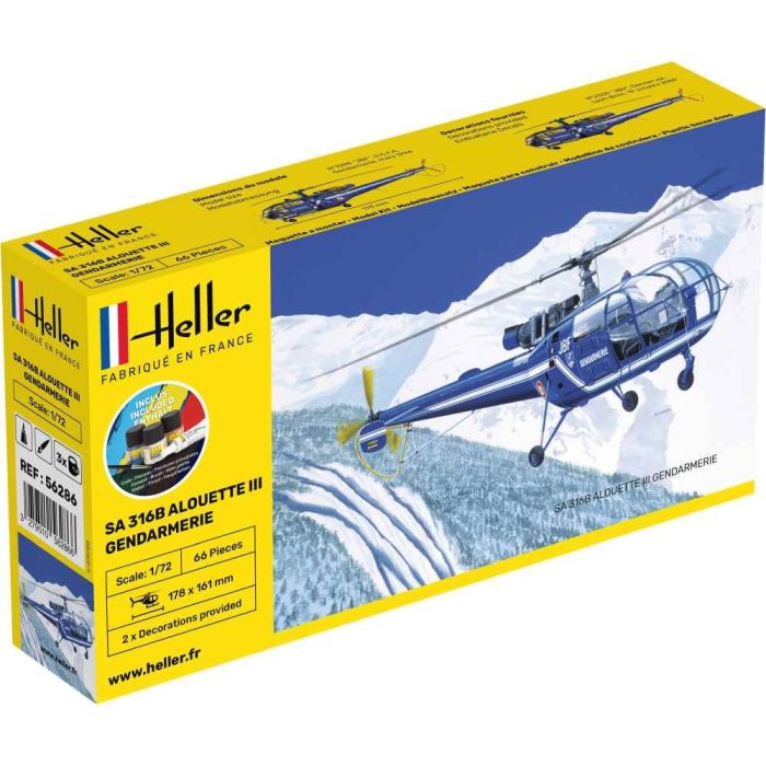 1/72 STARTER KIT SA 316B ALOUETTE III GENDARMERIE 56286