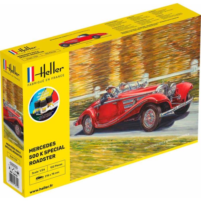 1/24 STARTER KIT MERCEDES 500 K SPECIAL ROADSTER 56710