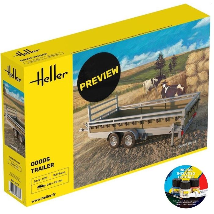 1/24 STARTER KIT GOODS TRAILER 56778