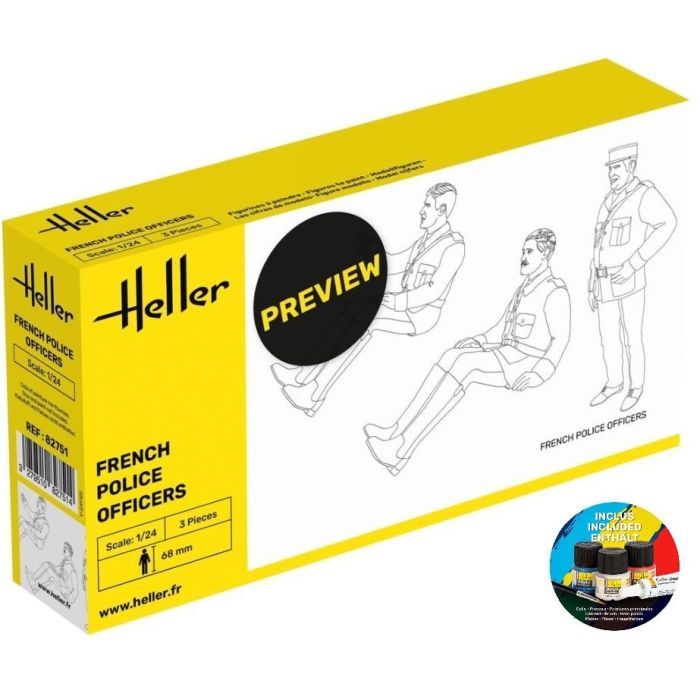 1/24 STARTER KIT FRENCH POLICE OFFICERS (04/25) * 58751