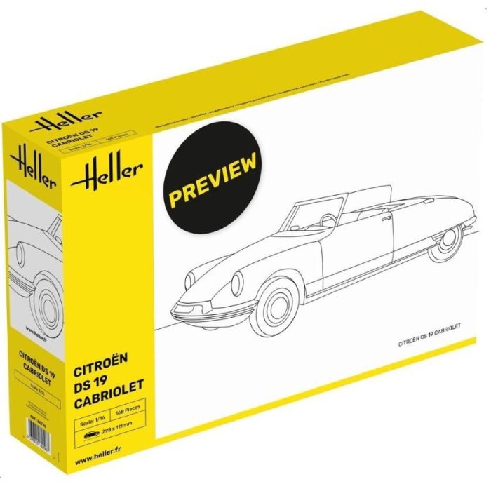 1/16 CITROEN DS 19 CABRIOLET 80796