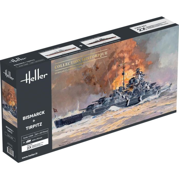 1/400 BISMARCK + TIRPITZ TWINSET 85078