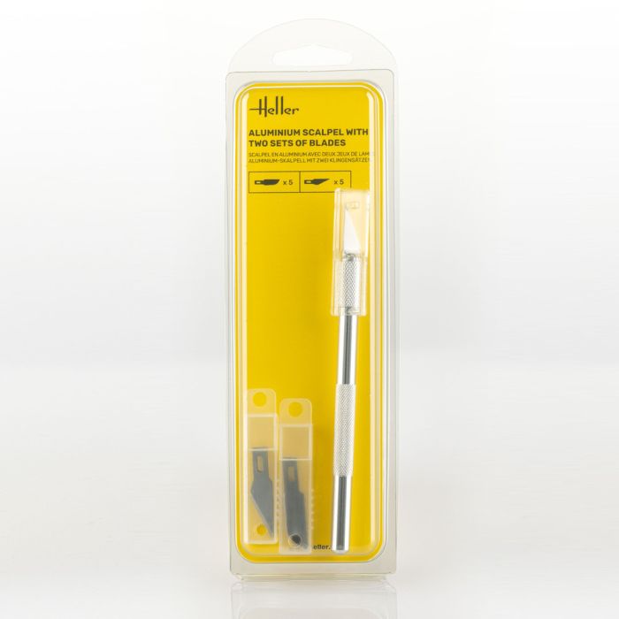 ALUMINIUM SCALPEL WITH FINE-POINTED BLADE 1000990090