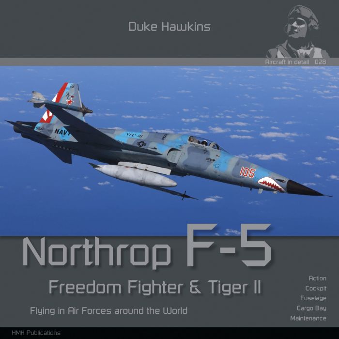 AIRCRAFT IN DETAIL: NORTHROP F-5 FR. FIGHTER en TIGER II ENG. DH-028