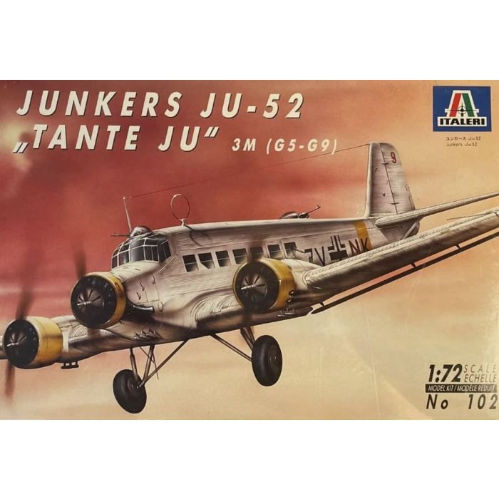 1/72 JUNKERS JU-52 TANTE JU 3M (G5-G9) 0102S