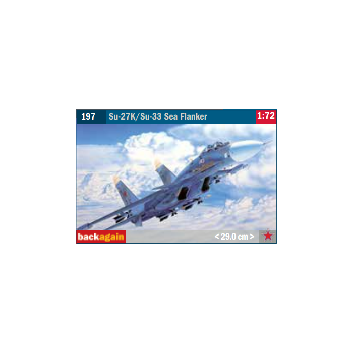 1/72 SUKHOI SU33 SEA FLANKER (02/25) * 0197S