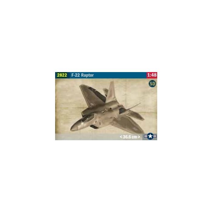 1/48 LOCKHEED MARTIN F-22A RAPTOR 2822S