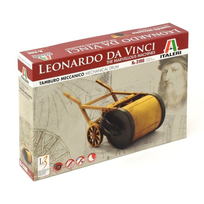 LEONARDO DA VINCI MECHANICAL DRUM ** 3106S
