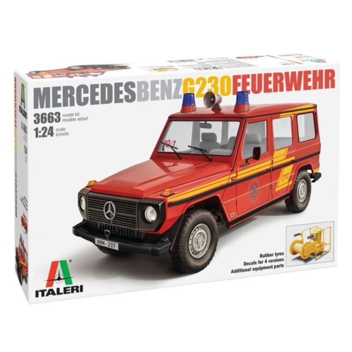1/24 MERCEDES BENZ G230 FEUERWEHR 3663S
