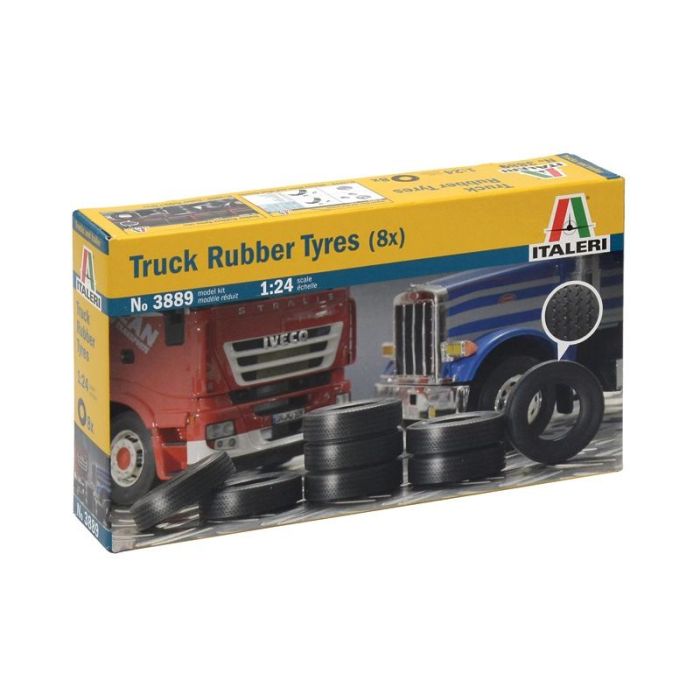 1/24 TRUCK RUBBER TYRES 8X 3889S