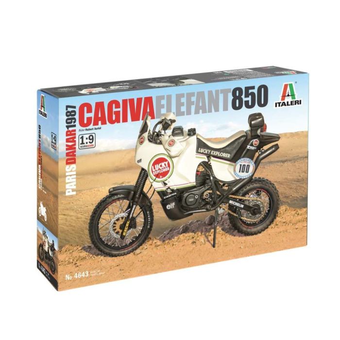 1/9 CAGIVA ELEFANT 850 PARIS-DAKAR 1987 4643S