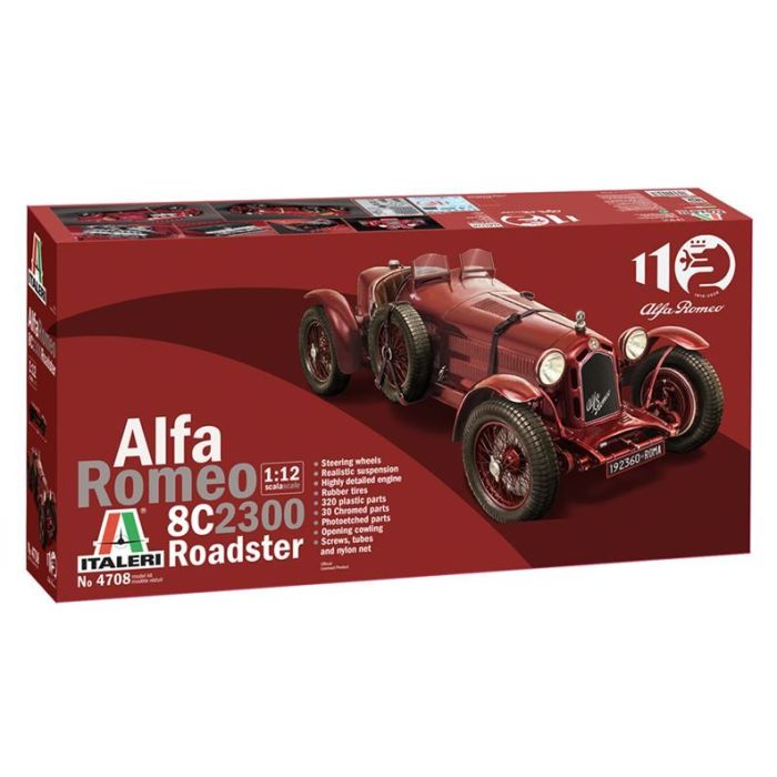 1/12 ALFA ROMEO 8C ROADSTER 4708S