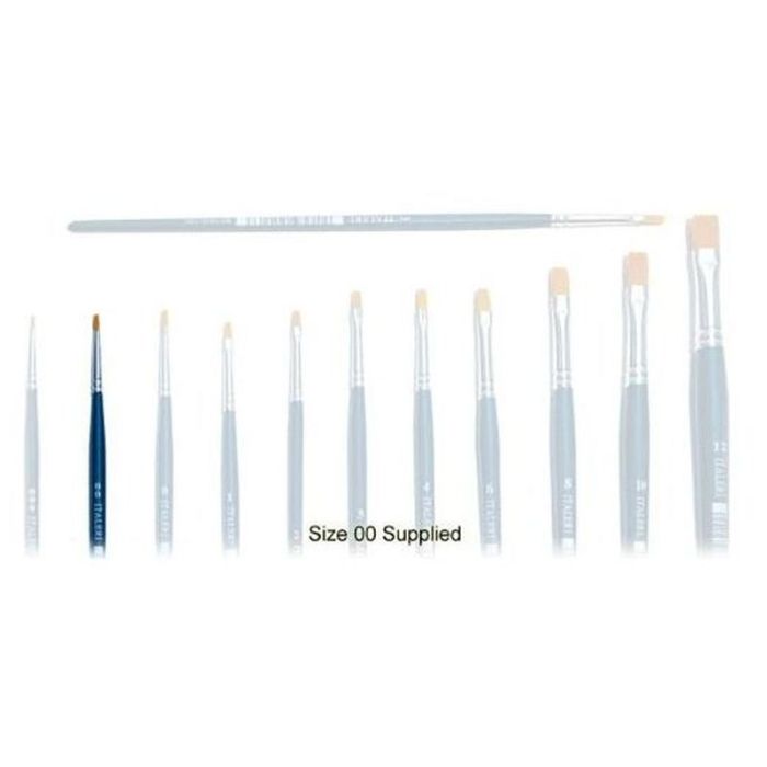 00 BRUSH SYNTHETIC FLAT 51222