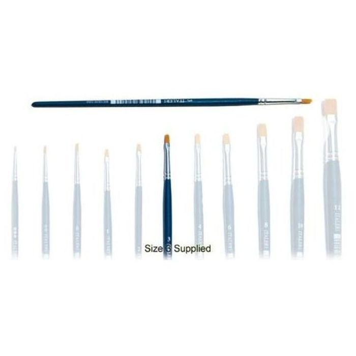3 BRUSH SYNTHETIC FLAT 51226