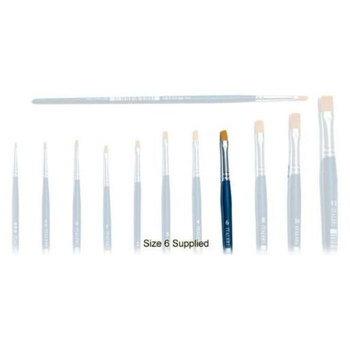 6 BRUSH SYNTHETIC FLAT 51229