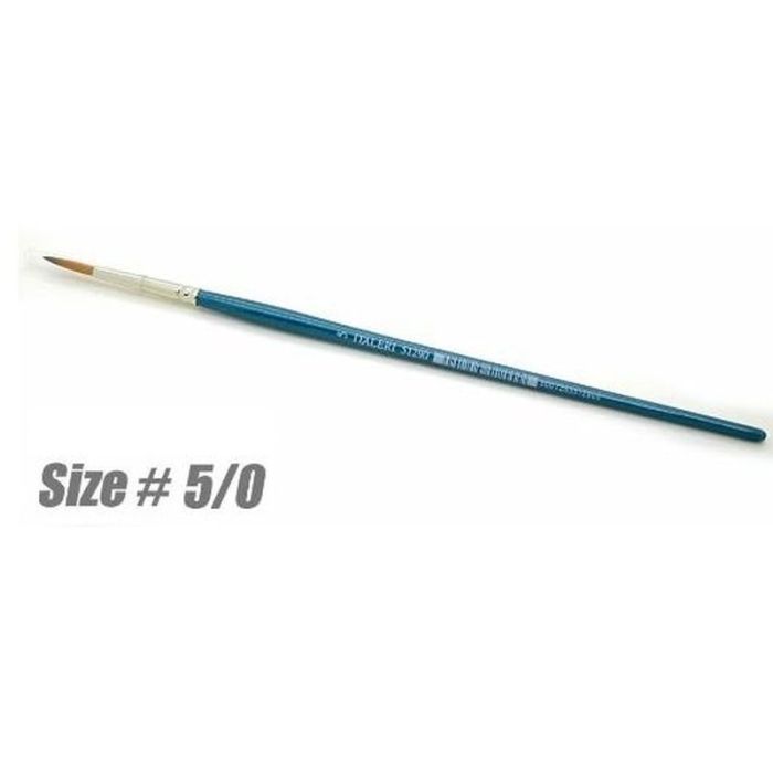 0/5 SYNTHETIC ROUND BRUSH WITH BROWN TIP 51282