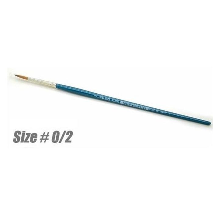 0/2 SYNTHETIC ROUND BRUSH WITH BROWN TIP 51284