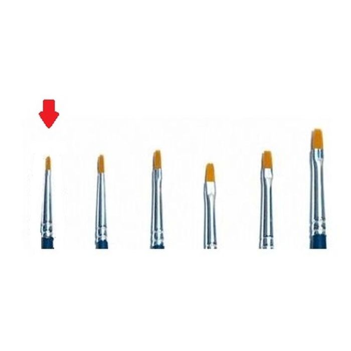 000 BRUSH SYNTHETIC FLAT - SINGLE PACK 52221