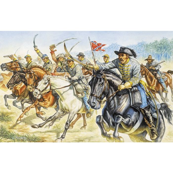 1/72 CONFEDERATE CAV. AM. CIVIL WAR 6011