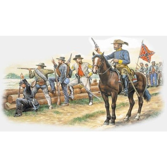 1/72 CONFEDERATE INF. AM. CIVIL WAR 6014S