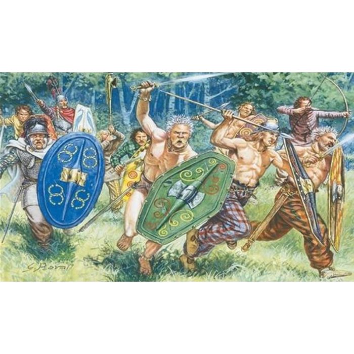 1/72 GAULS WARRIORS I-II CENTURY B.C. 6022S