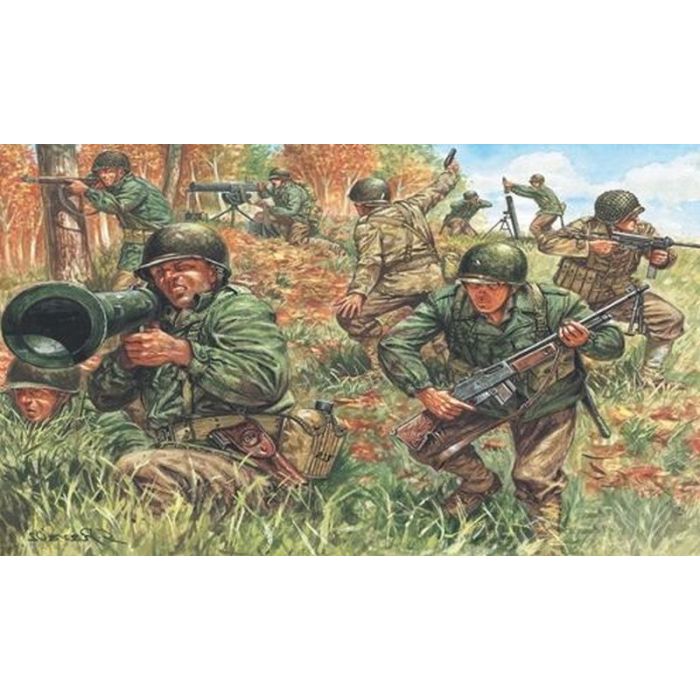 1/72 AMERICAN INFANTRY WWII 6046S