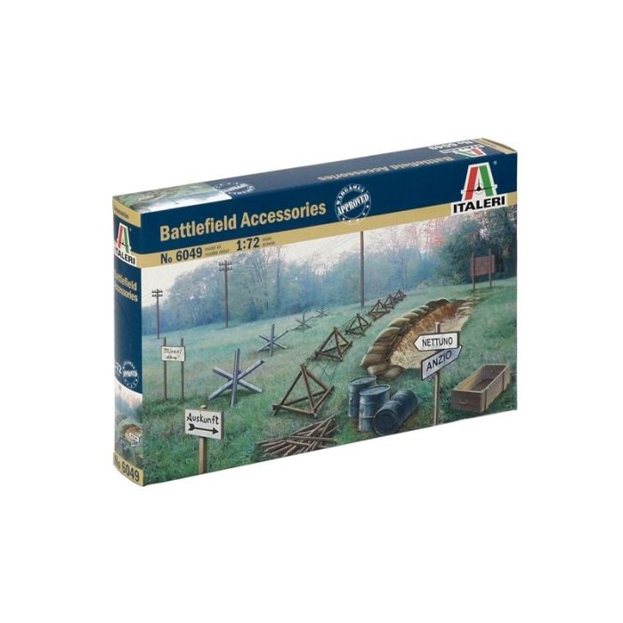 1/72 BATTLEFIELD ACCESSORIES WWII 6049S
