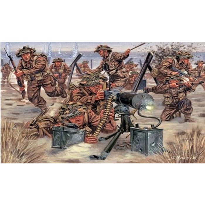 1/72 BRITISH INFANTRY WWII 6056