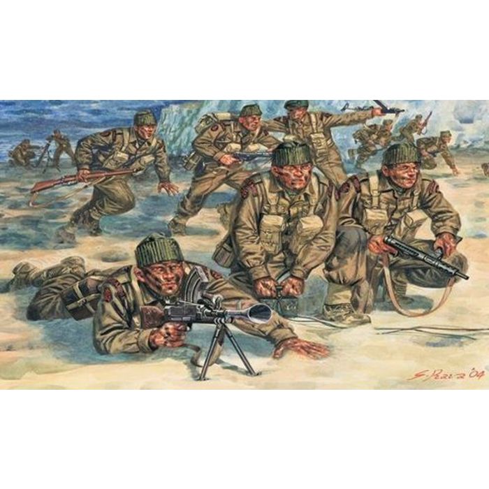 1/72 BRITISH COMMANDOS (WWII) 6064S