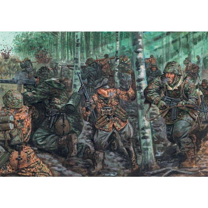 1/72 GERMAN ELITE TROOPS WWII . 6068S