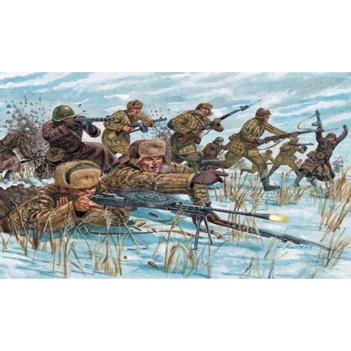 1/72 RUSSIAN INF. - WINTER UNIF. WWII 6069