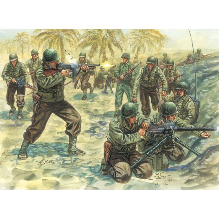 1/72 AMERICAN INFANTRY WWII 6120S