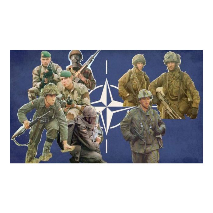 1/72 NATO TROOPS 1980’S 6191S