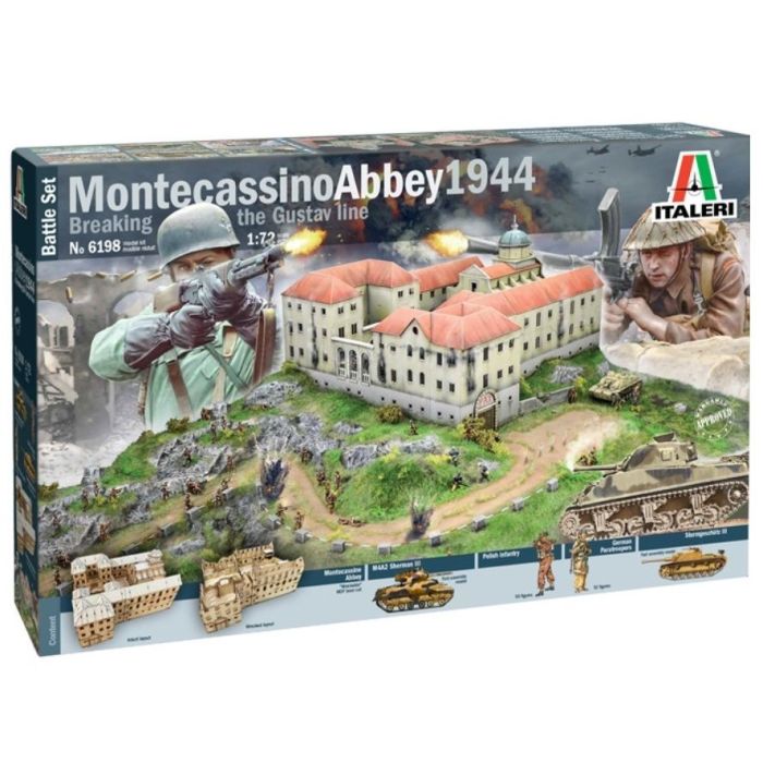 1/72 MONTECASSINO ABBEY 1944 GUSTAV LINE BATTLE 6198S