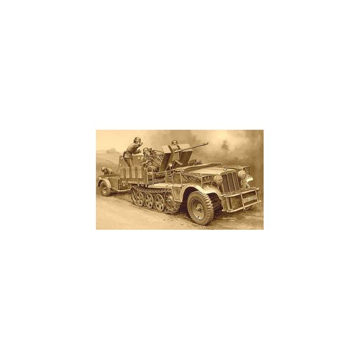 1/35 SD.KFZ 10/4 WITH FLAK 30 AND CREW (01/25) * 6395S