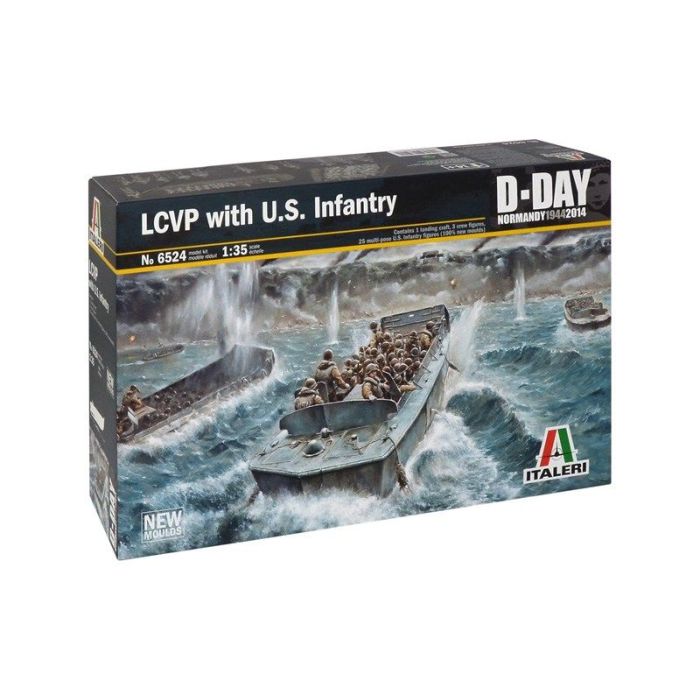 1/35 LCVP WITH US INFANTRY 6524