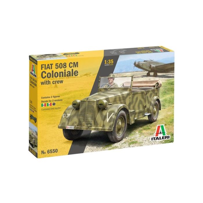 1/35 FIAT 508 CM COLONIALE WITH CREW 6550S