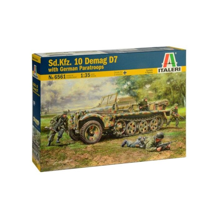 1/35 SD.KFZ.10 DEMAG D7 W/GERMAN PARATROOPERS 6561S
