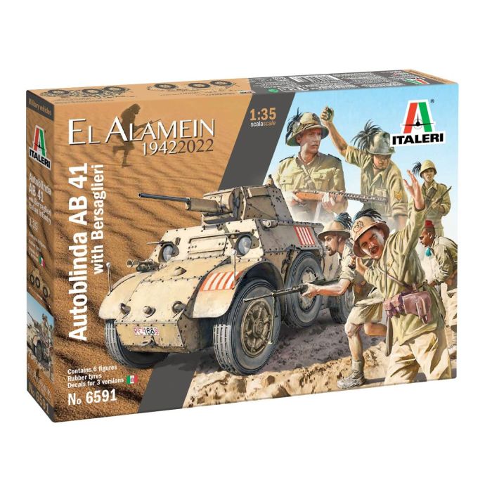 1/35 AB 41 WITH BERSAGLIERI ITALIAN INFANTRY 6591S