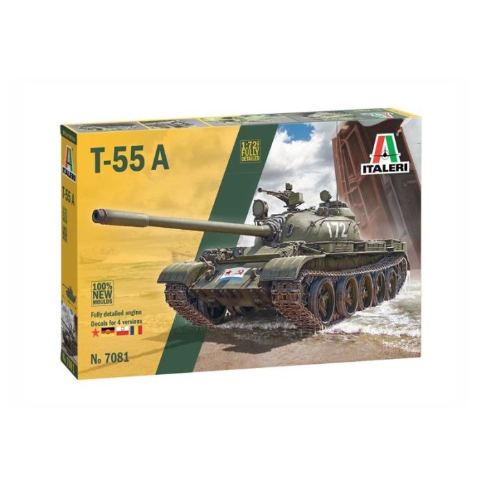 1/72 T-55 A MAIN BATTLE TANK 7081S