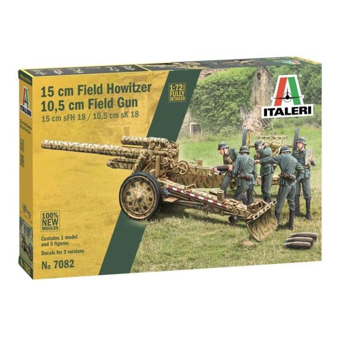 1/72 FIELD HOWITZER 15CM / FIELD GUN 10,5CM 7082