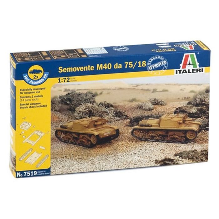 1/72 SEMOVENTE M40 DA 75/18 7519