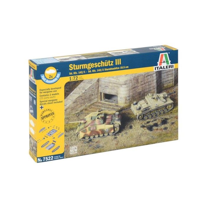 1/72 STUG III / STURMHAUBITZE 105 7522S