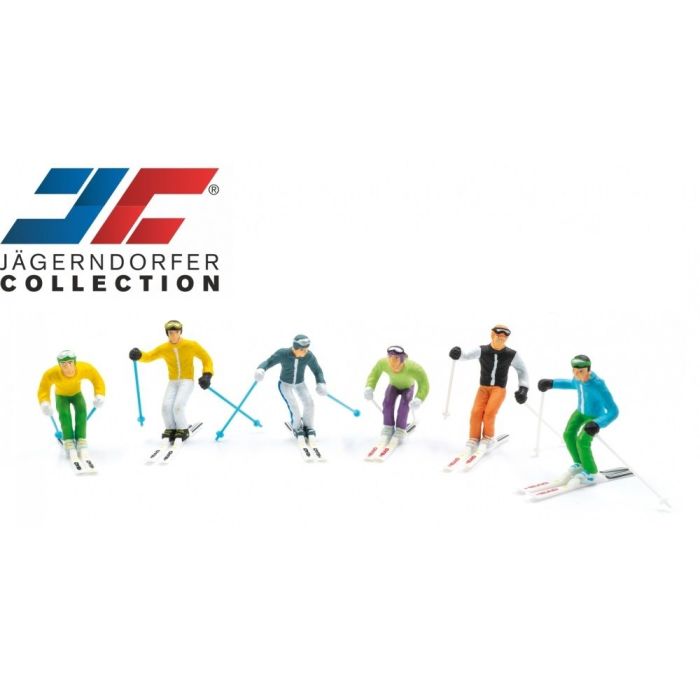 1/32 FIGUREN STAAND MET SKI'S STAAND 6 ST. JC54400